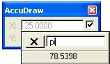 Customizing Values in Popup Calculator using pi