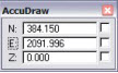 accudraw settings northeast