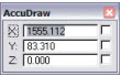 accudraw settings xy