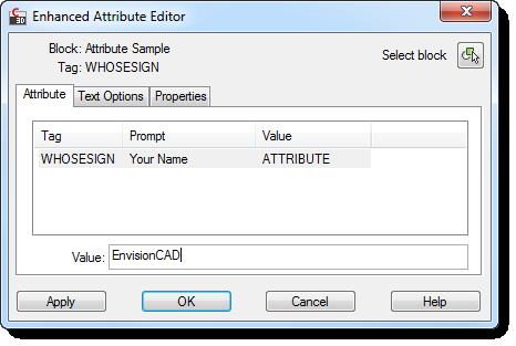 Enhanced Attribute Editor