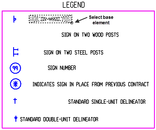 Base Element Legend