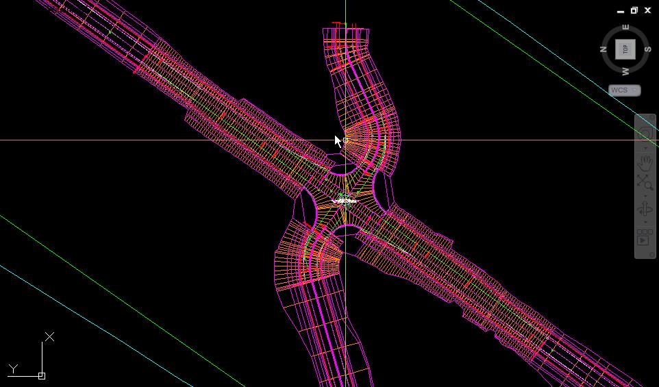 AutoCAD Civil 3D Corridor model