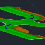 Corridor Modeled Using AutoCAD Solids