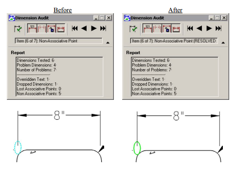 Before and After Dimension Audit