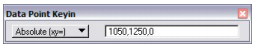 Data Point keyin Absolute