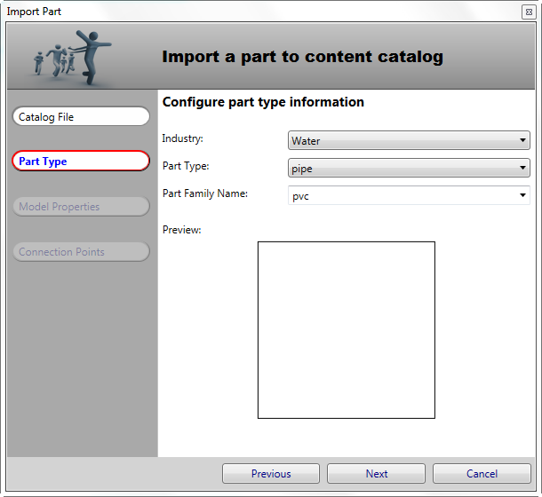 importing a catalog into iron cad