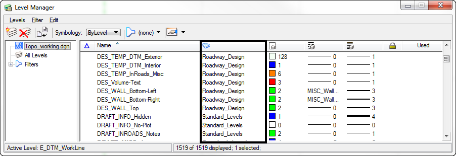 microstation cant delete level library