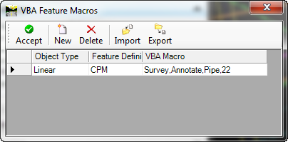 openroads survey 3d pipe mvba feature macros