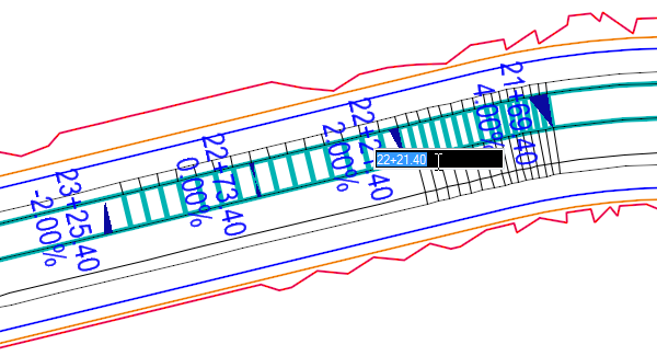 openroads superelevation textual manipulators