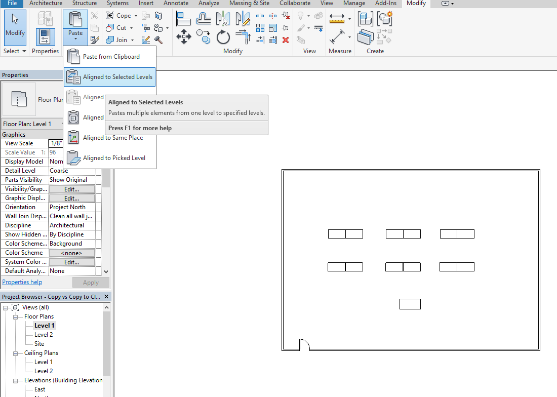 Revit Tip Copy Vs Copy To Clipboard Envisioncad