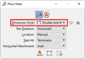 MicroStation Tip: Create a two line Note element with the leader
