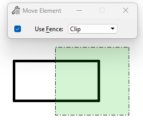 Move Element with mode set to Clip.