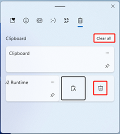 Clipboard function in Windows